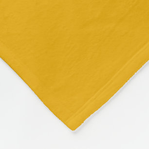 Zonnegeel, stevige kleurenafdrukken fleece deken