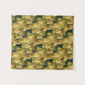 Zonnegele tulpen wandkleed (Voorkant (horizontaal))