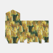 Zonnegeltulpen Bedankdoosjes (Uitgevouwen)