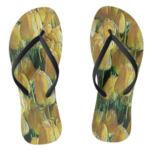 Zonnegeltulpen Teenslippers