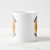 Zonnegeluk Big Smile Persoonlijke Custom Reuzenmok Extra Grote Beker (Voorkant)