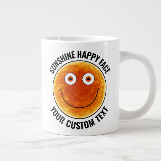 Zonnegeluk Big Smile Persoonlijke Custom Reuzenmok Extra Grote Beker