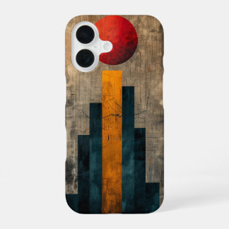 Zonnegeometriestudie iPhone 16 Hoesje