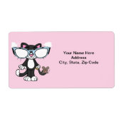 Zonneglazen Cat Mouse Etiketten (Voorkant)