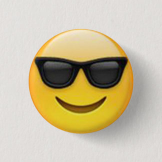 Zonneglazen Emoji Button