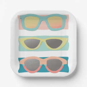 Zonneglazen Trio Coral Papieren Bordje