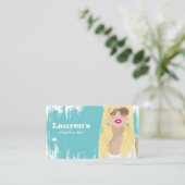 Zonneglazen Visitekaartje Mode Blonde Blue (Staand voorkant)