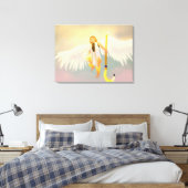 Zonnegod Sol Canvas Afdruk (Insitu (Slaapkamer))