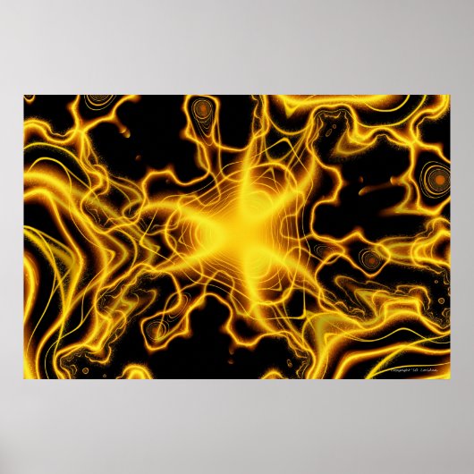 Zonnegolven Poster (Voorkant)