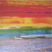 Zonnegolven Sticker (Voorkant)