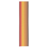 Zonnegradiënt Vibrant Rood Oranje Geel Ombre Korte Tafelloper (Voorkant)