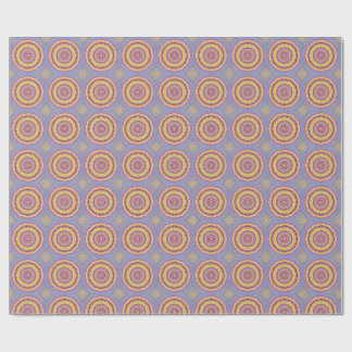 Zonnehalo-cirkelpatroon inpakpapier
