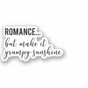 Zonneharde Romance Trope Sticker