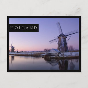 Zonnehoogte boven het briefkaart van de rand van d