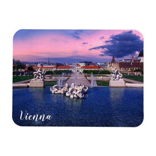 Zonnehoogte in Wenen Magneet (Horizontaal)