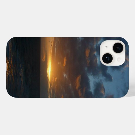 Zonnehoogte in Zee II Ocean Seascape Case-Mate iPhone Case (Achterkant (horizontaal))