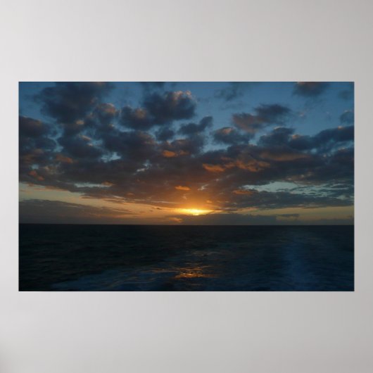 Zonnehoogte in Zee II Ocean Seascape Poster (Voorkant)