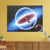 Zonneinstallatie Canvas Afdruk (Insitu (Woonkamer))