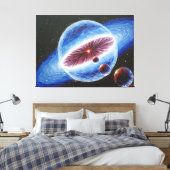 Zonneinstallatie Canvas Afdruk (Insitu (Slaapkamer))