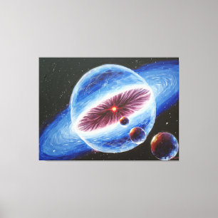 Zonneinstallatie Canvas Afdruk