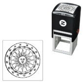 Zonnejas van wapens.  zelfinktende stempel (In situ)