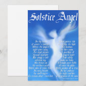 Zonnekeer Engel Feestdagenkaart (Voorkant / Achterkant)