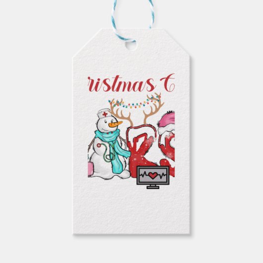 Zonnekerstbemanning Cadeaulabel (Voorkant)
