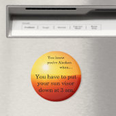 Zonneklep om 3 uur 's ochtends. magneet (Insitu (Vaatwasser))