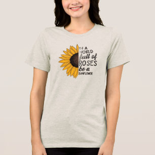 Zonnekleurige Inspirerende Quote T-Shirt