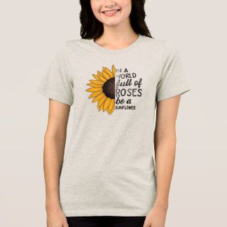 Zonnekleurige Inspirerende Quote T-Shirt