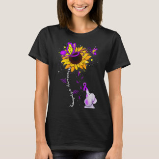 Zonnekleurige Olifantmannen Bewustzijn T-shirt