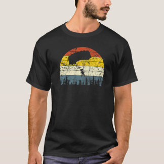 zonnekleuring - retro skydiving - Parachuting S T-shirt