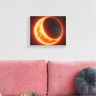 Zonneknipsel Canvas Afdruk
