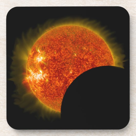Zonneknipsel in uitvoering bier onderzetter (Voorkant)