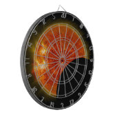 Zonneknipsel in uitvoering dartbord (Voorkant Links)