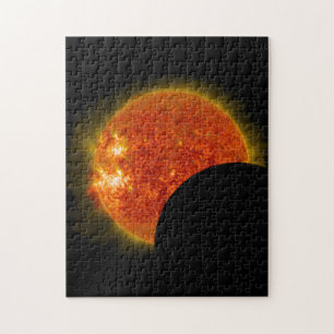 Zonneknipsel in uitvoering legpuzzel
