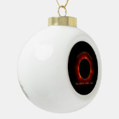 Zonneknipsel Keramische Bal Ornament (Links)