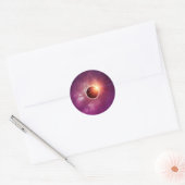 Zonneknipsel Ronde Sticker (Envelop)