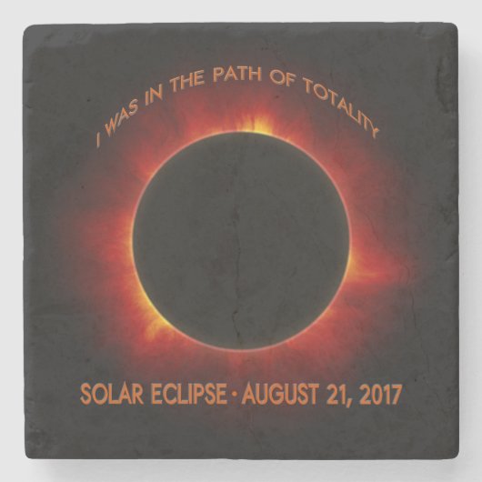 Zonneknipsel Stenen Onderzetter (Voorkant)