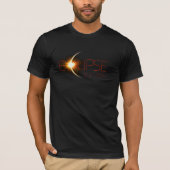 Zonneknipsel, totale knipsel, 2017 Eclipse TShirt (Voorkant)