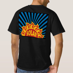 Zonnekrachtalternatieve energieomgeving (T-shirt) T-shirt