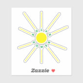 ZonnekrachtvinylSticker Sticker (Vel)