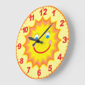 Zonnekuil met cijfers grote klok (Hoek)