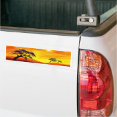 Zonnelandschap - Meervoudig Bumpersticker (Op Truck)