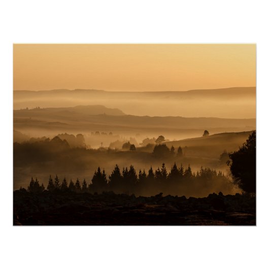 Zonnelandschap Perfect Poster (Voorkant)