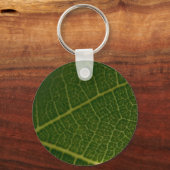 Zonnelicht Hart aan Blad Sleutelhanger (Achterkant)
