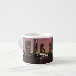 Zonnelicht over Miami na een storm Espresso Kop