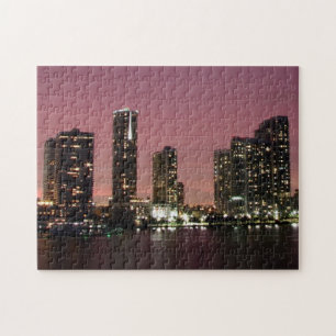 Zonnelicht over Miami na een storm Legpuzzel