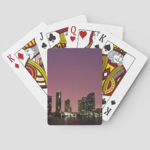 Zonnelicht over Miami na een storm Pokerkaarten
