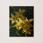 Zonnelichtgele orchideeën Floral Legpuzzel (Verticaal)